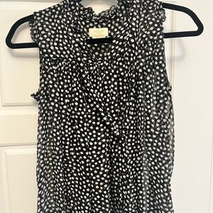 kate spade Black and White Polka Dot Sleeveless Camisole